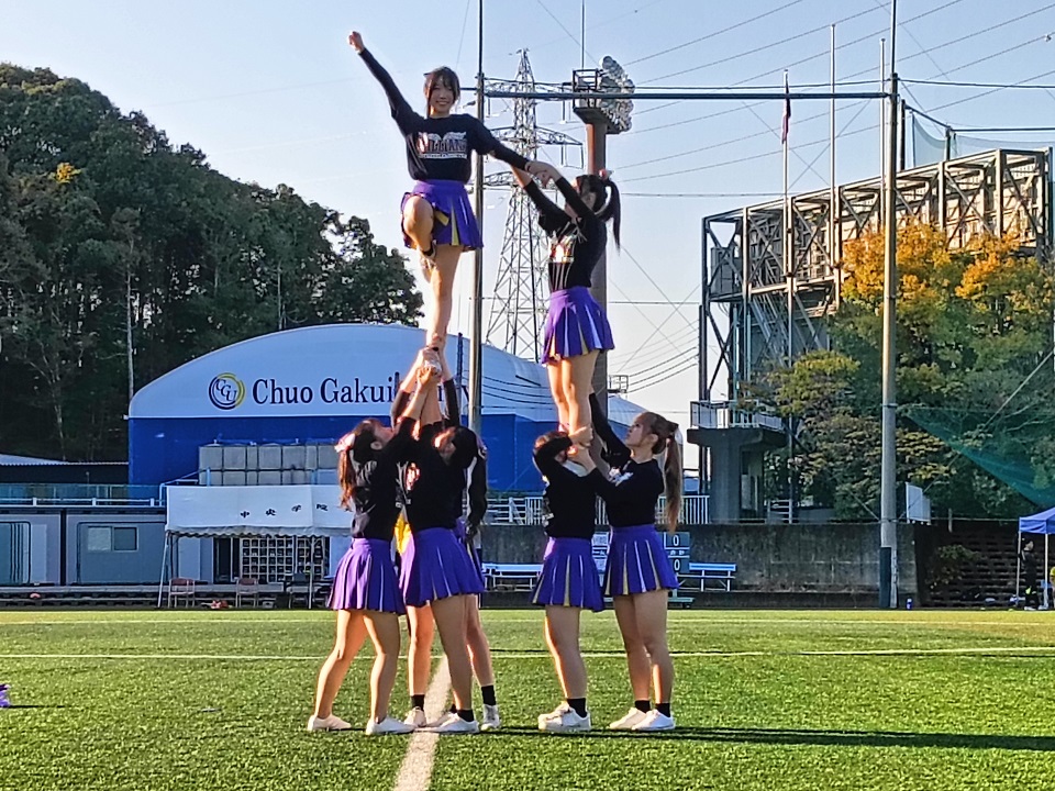 チアリーディング部「千葉ダービーマッチ　ハーフタイムイベントショー」出演⑥