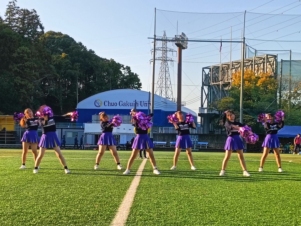 チアリーディング部「千葉ダービーマッチ　ハーフタイムイベントショー」出演③