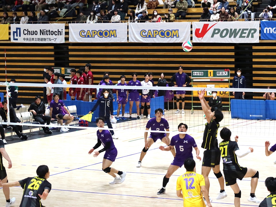 バレーボール部「ミキプルーンスーパーカレッジバレー2025（全日本バレーボール大学男子選手権大会）④