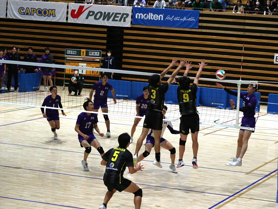 バレーボール部「ミキプルーンスーパーカレッジバレー2025（全日本バレーボール大学男子選手権大会）⑤