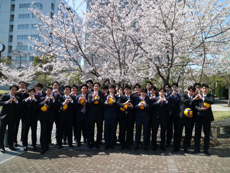 バレー部男子入学式③