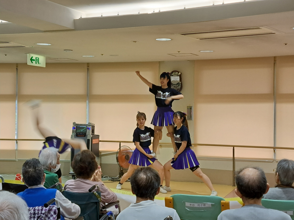 20260722チアリーディング部（我孫子市ロイヤルケアセンター） (2)