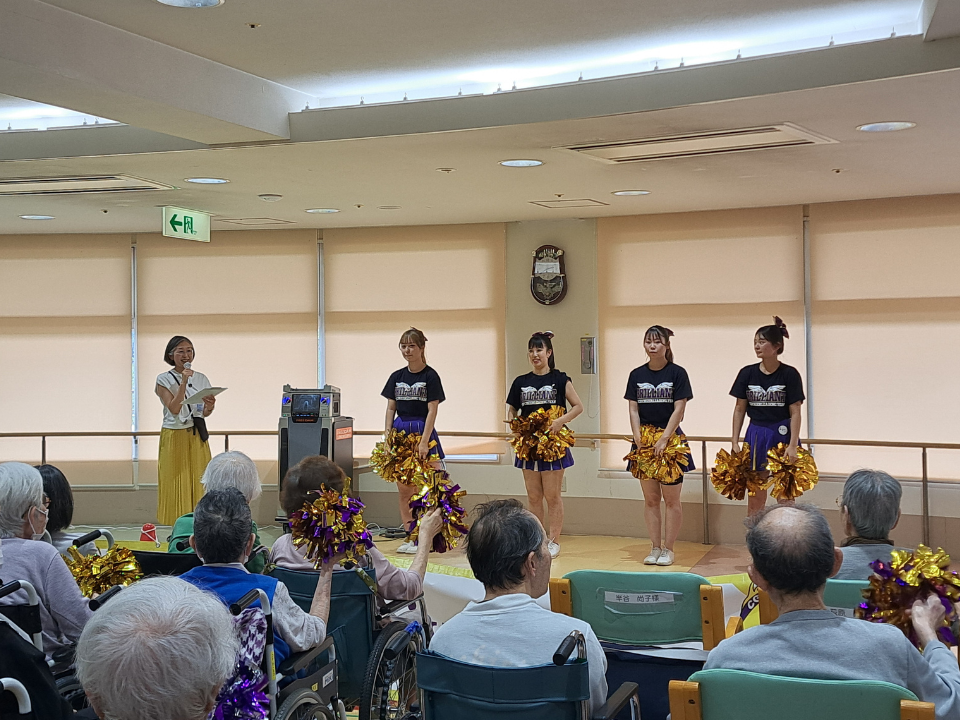 20260722チアリーディング部（我孫子市ロイヤルケアセンター）