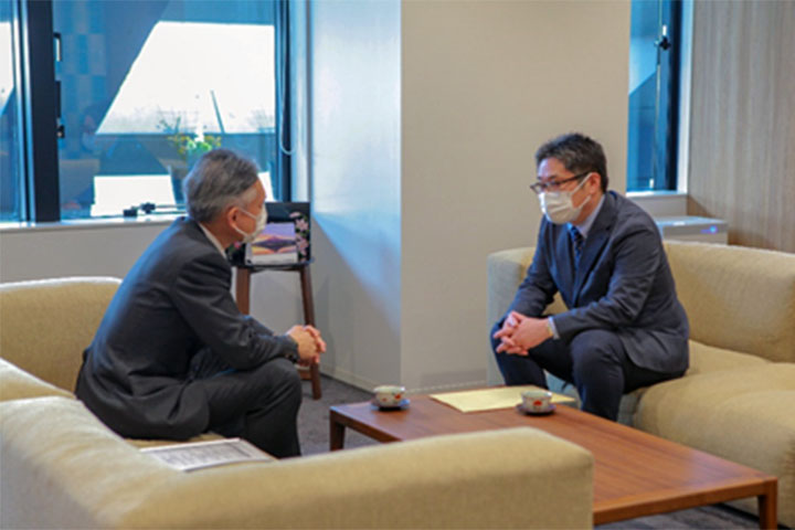 松丸副市長との懇談
