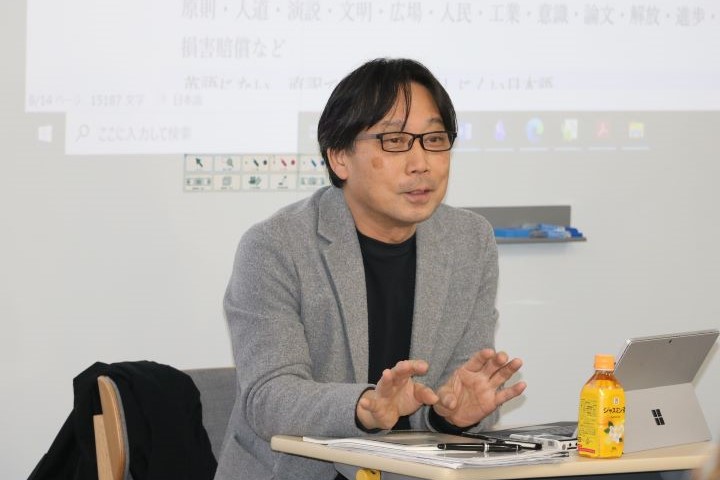 01_「元日本文芸家協会事務局長 高橋 靖典氏による特別講義」実施報告