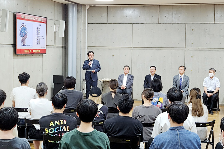 02_学生会館Via2階に「我孫子市情報発信コーナー」を開設