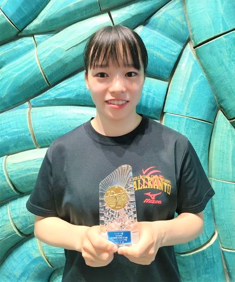 鮎川未季選手（商4）が春季関東大学女子3部バレーボールリーグ戦において「セッター賞」受賞