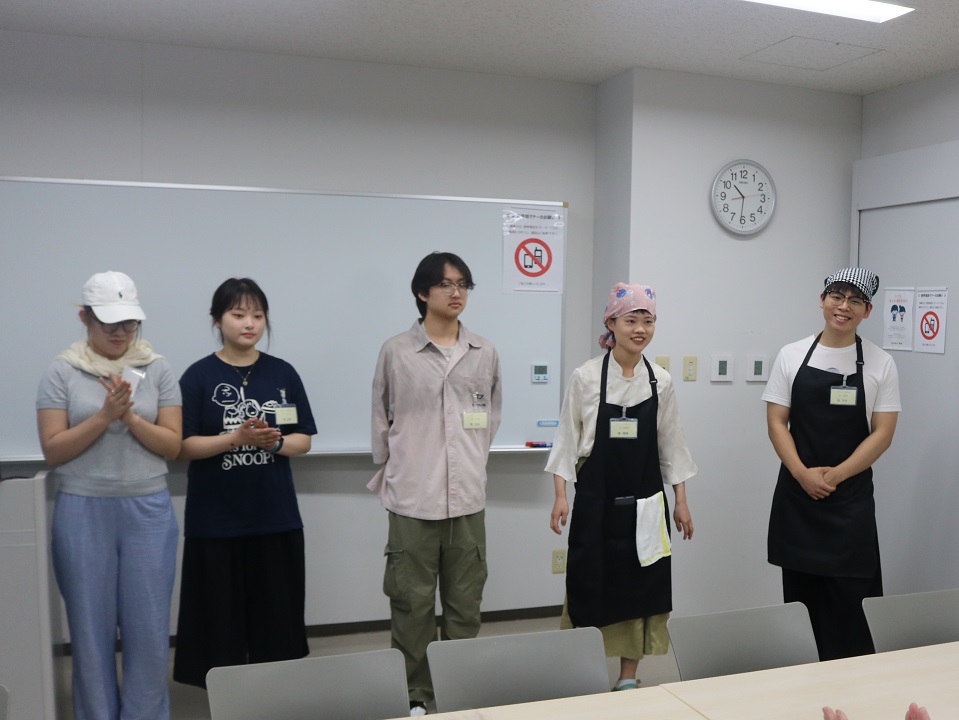 アクティブセンター主催の春期公開講座「留学生と料理を作ろう！～中国編～」③